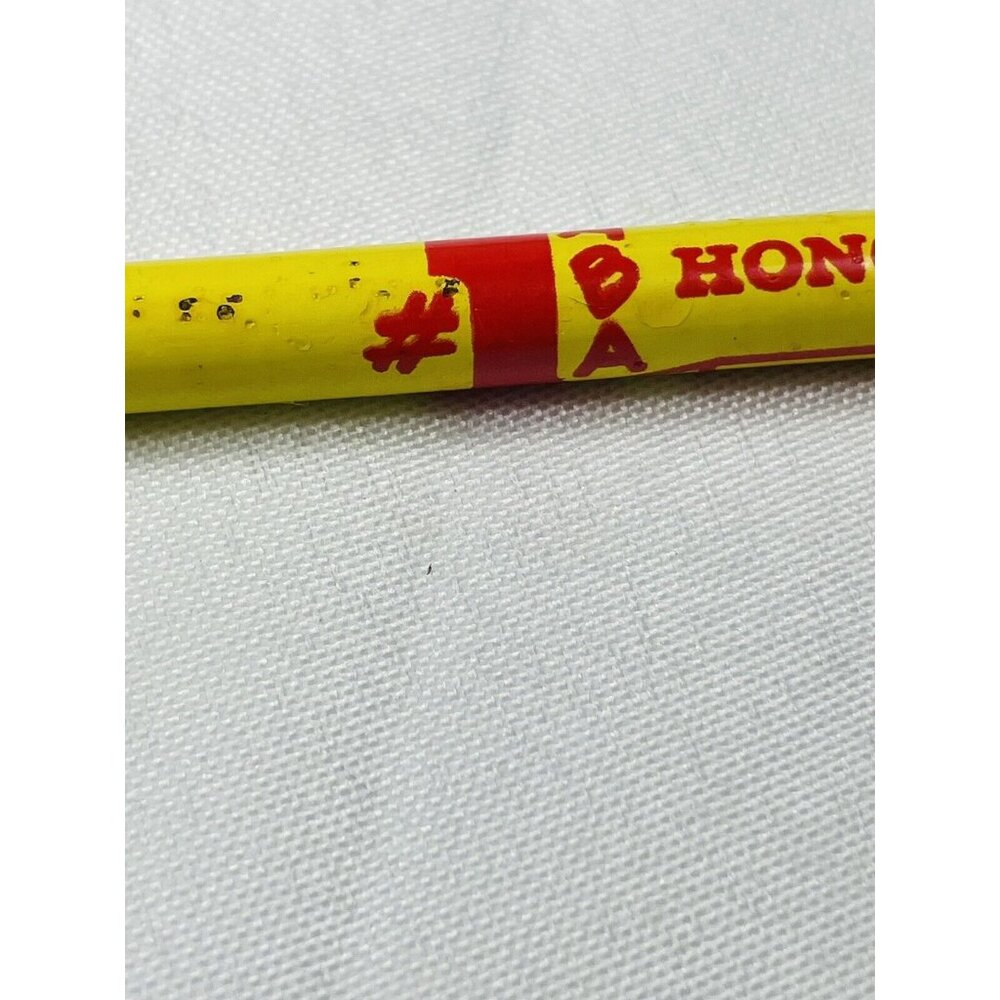Honor Roll Student Red Yellow Wood Pencil Pink Eraser Vintage Unsharpened Rare - Picture 6 of 8